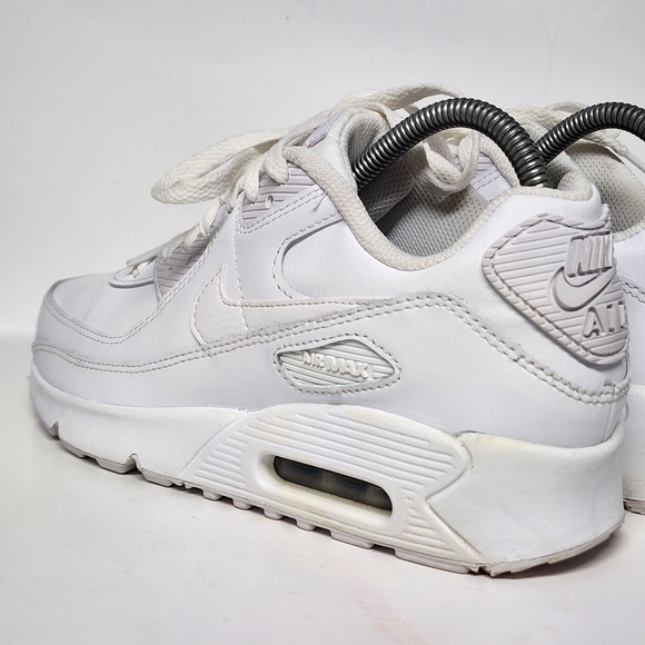 Nike Air Max 90 LTR White  Sneakers Shoes 7Y - Picture 5 of 9